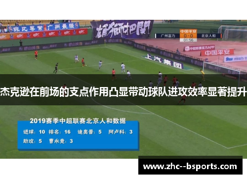 杰克逊在前场的支点作用凸显带动球队进攻效率显著提升